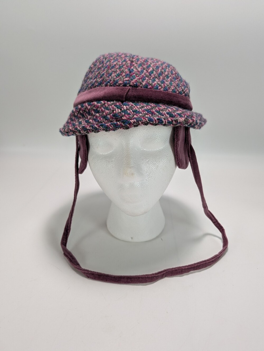 Vintage Tailored By Rothschild of Philadelphia Child's Bonnet Cap with Ear Flaps